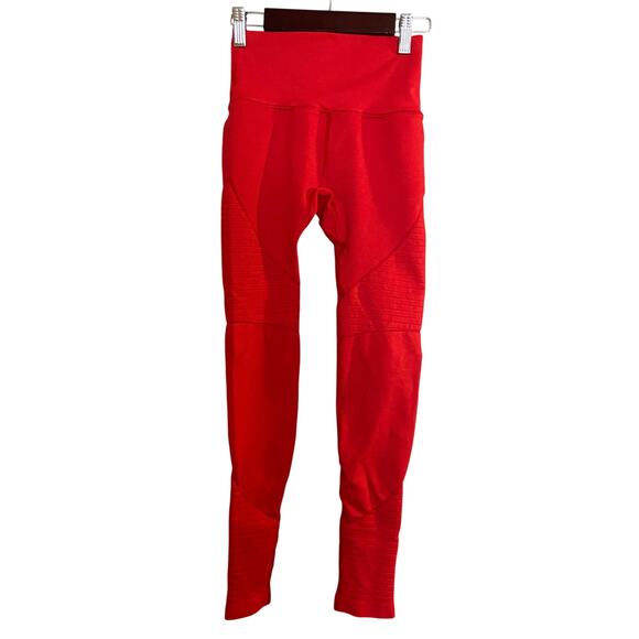 Alphalete Athletics Women's Size XS Formula Red Revival R6 Leggings - Picture 2 of 9
